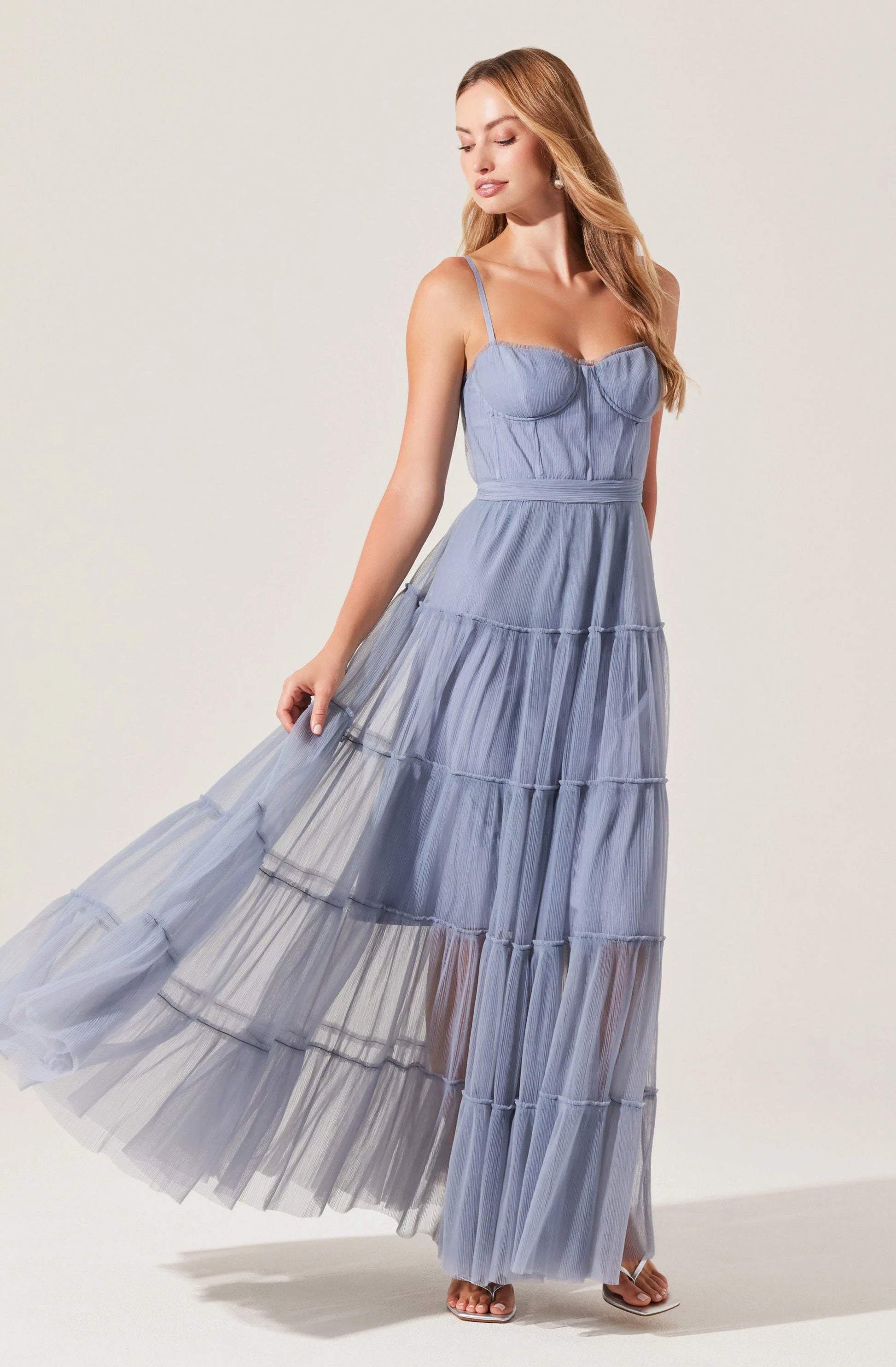 Mireya Tulle Maxi Dress