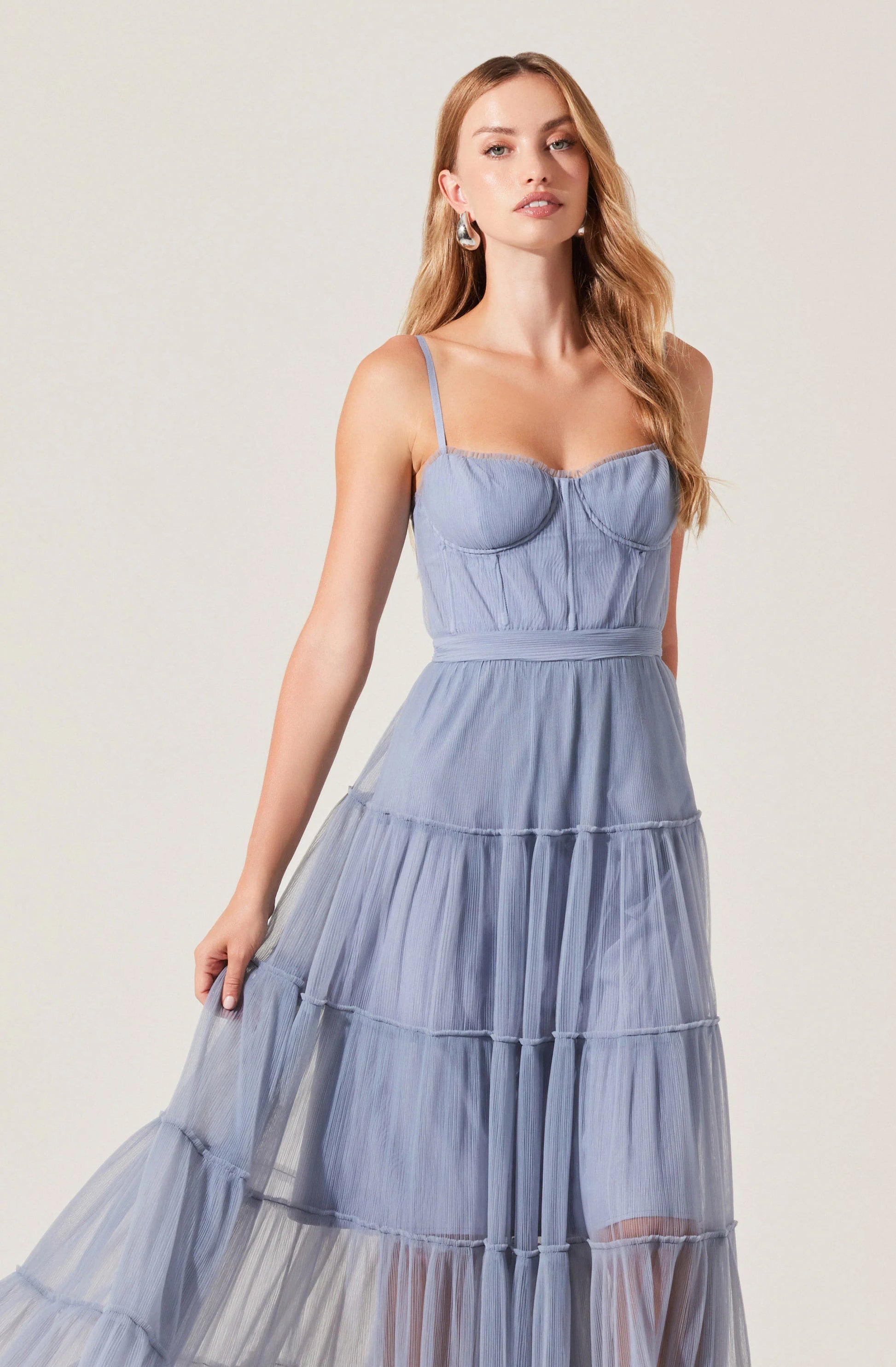 Mireya Tulle Maxi Dress