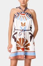 Load image into Gallery viewer, Caprice Satin Halter Dress