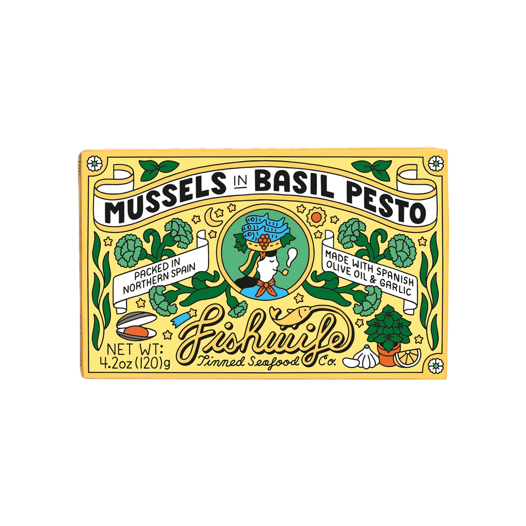 Mussels in Basil Pesto