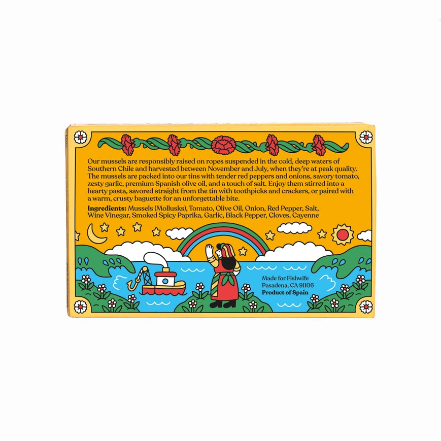 Mussels with Sweet Pepper & Garlic