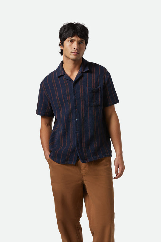 Bunker Waffle Stripe Button Up