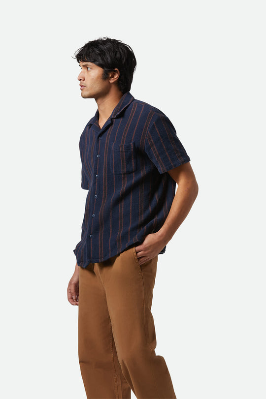 Bunker Waffle Stripe Button Up