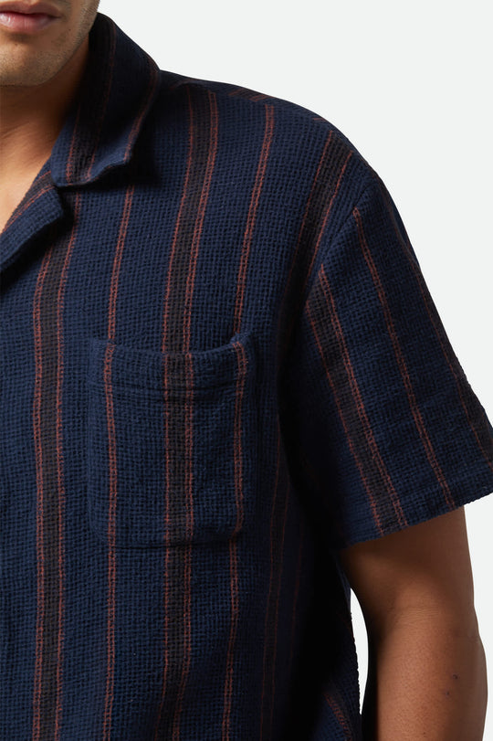 Bunker Waffle Stripe Button Up