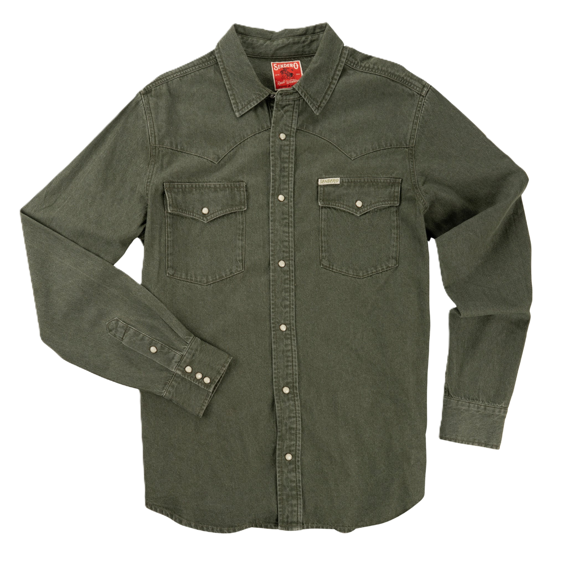 Wyatt Pearl Snap Denim Shirt