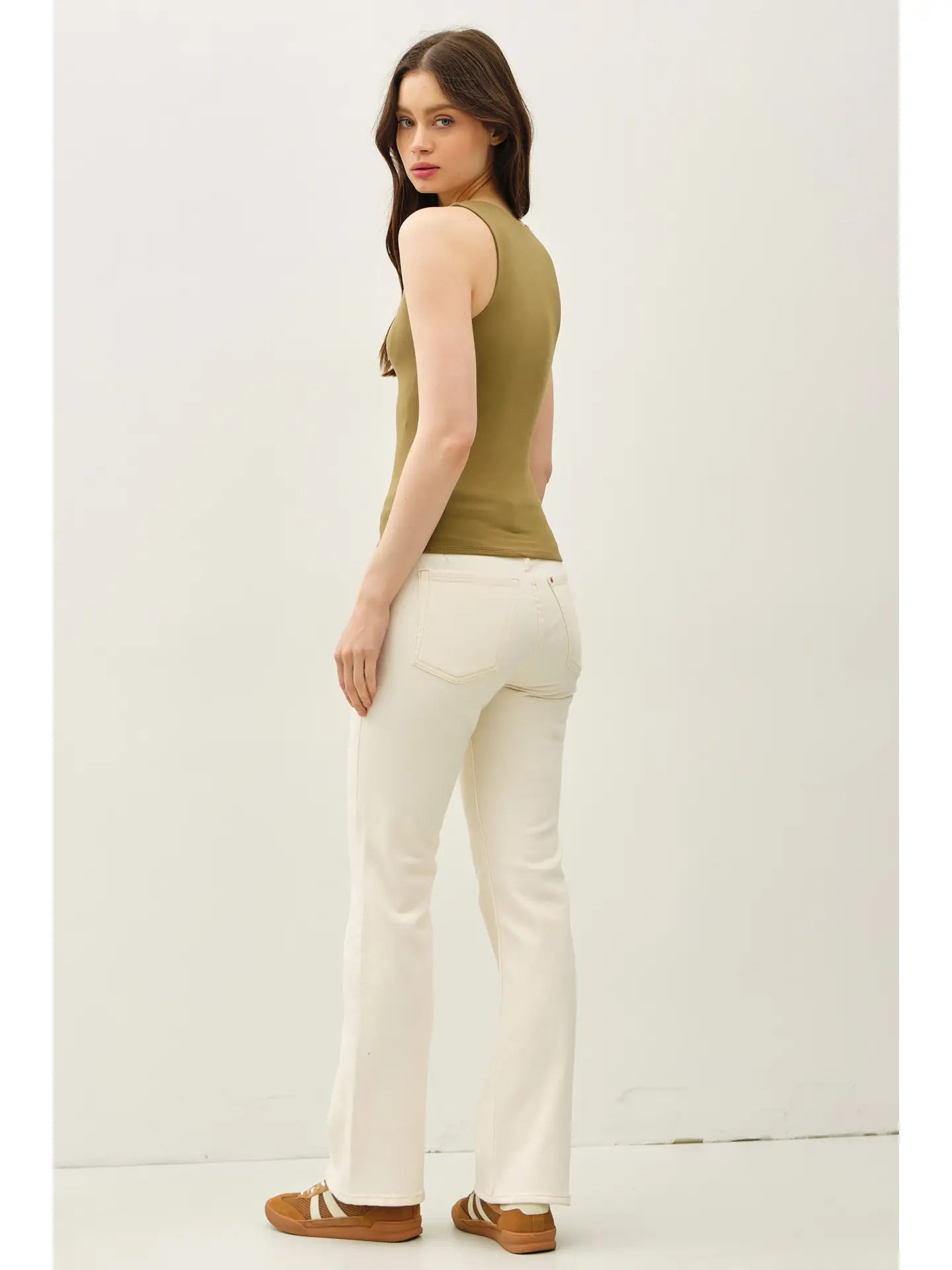 Double Lined Square Neck Tank