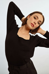 Colette Square Neck Sweater