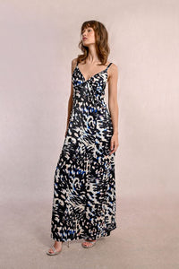 Monica Print Maxi Dress