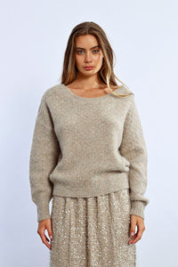 Margot V Back Sweater