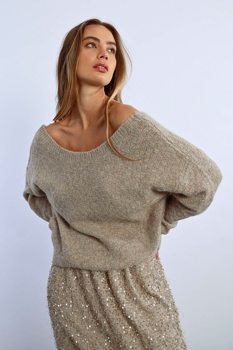 Margot V Back Sweater