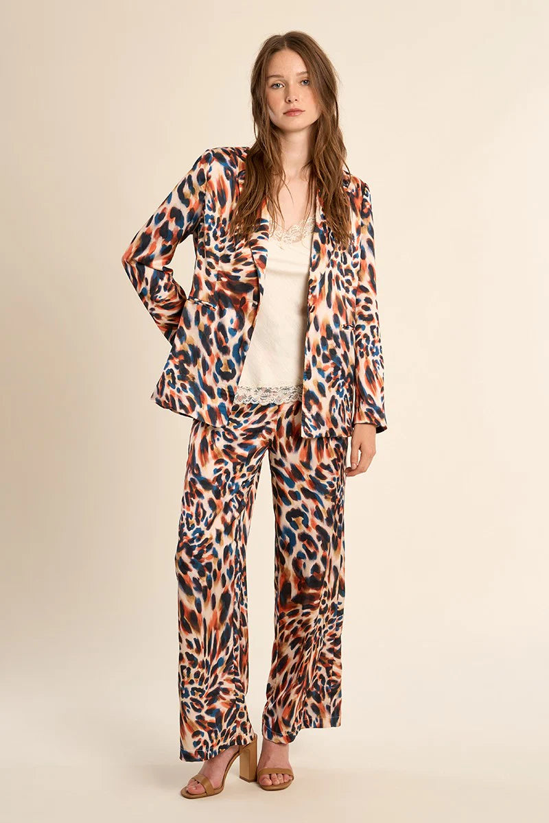 Aya Abstract Print Trouser