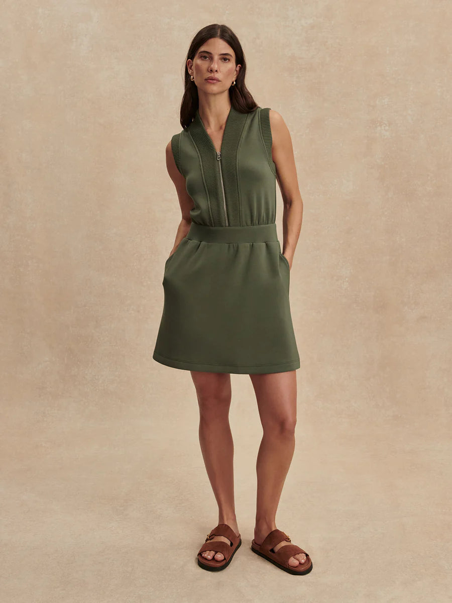 Polyanna Half Zip Dress