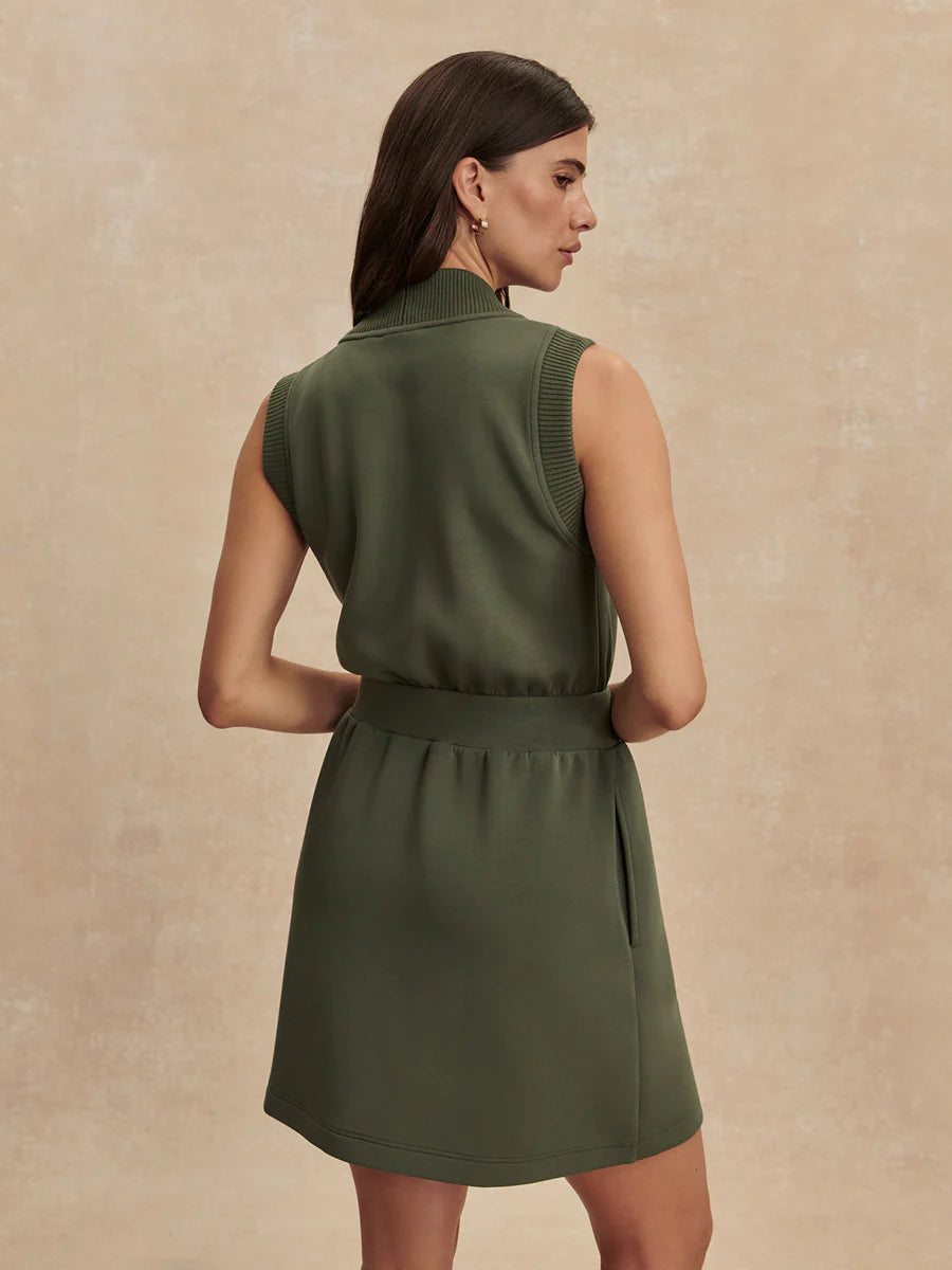 Polyanna Half Zip Dress