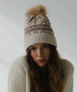 Aspen Knit Pom Beanie