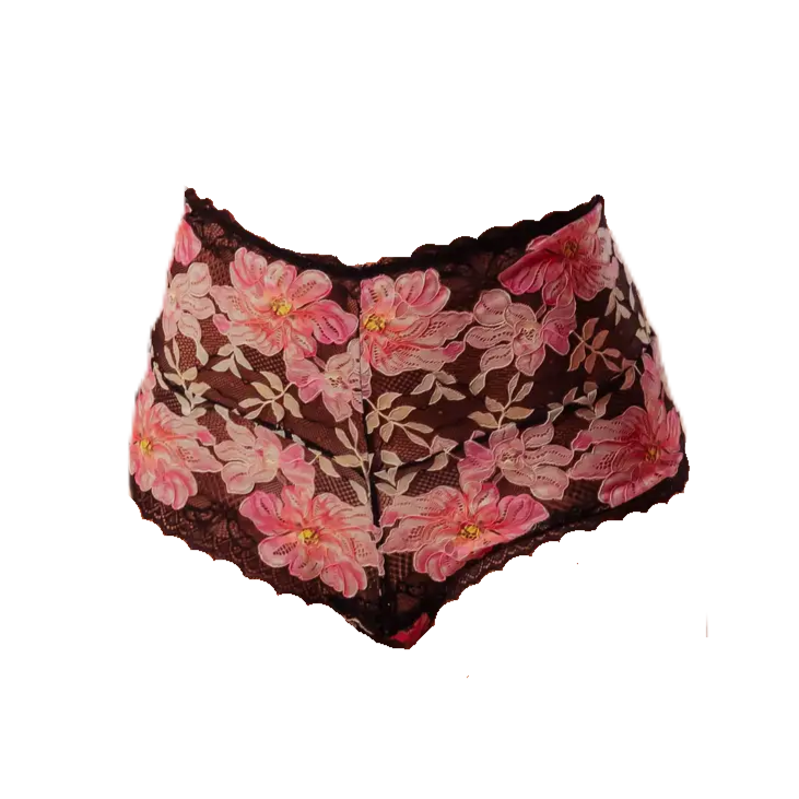Pink Floral Lace Hipster