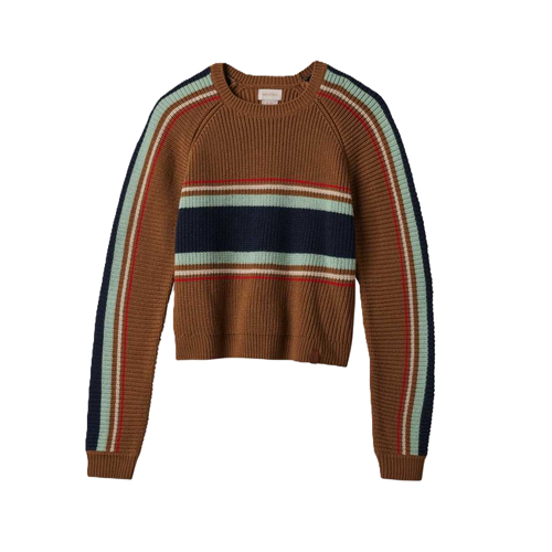 Racing Stripe Crew Sweater