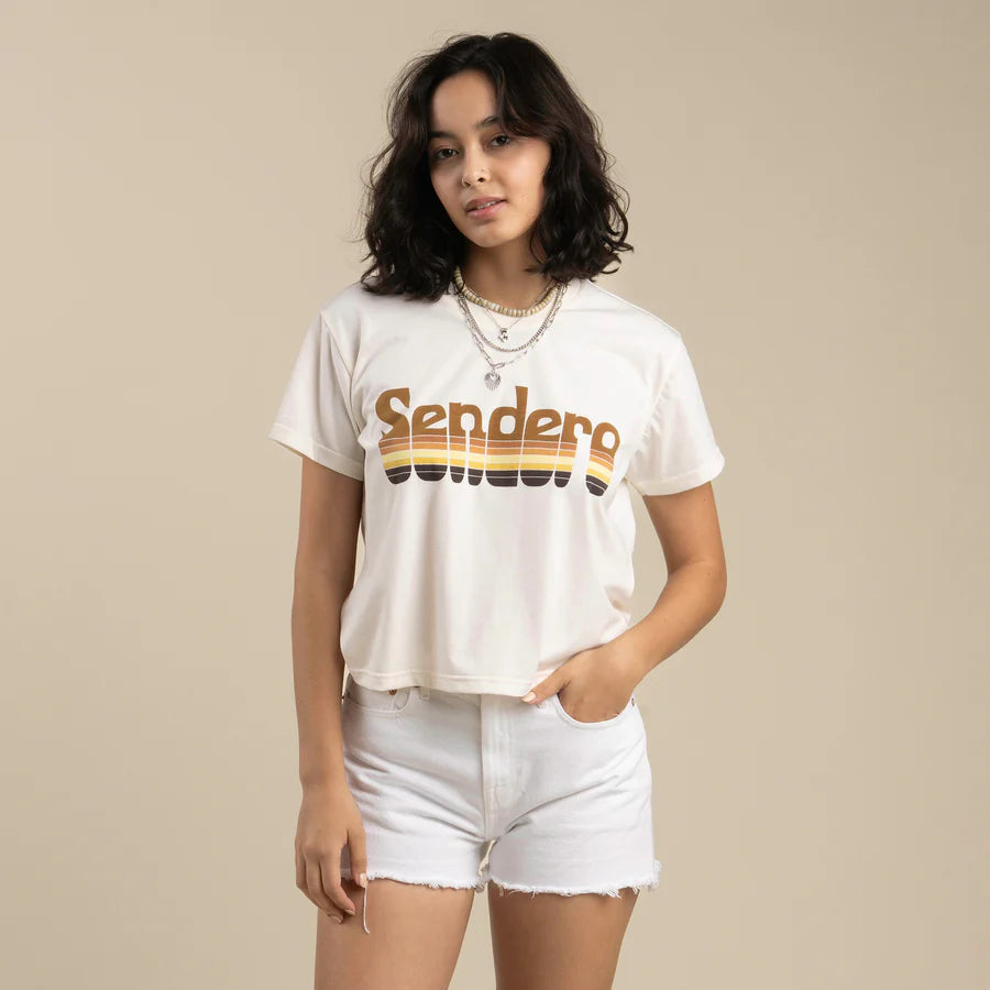 Retro Logo Crop Tee