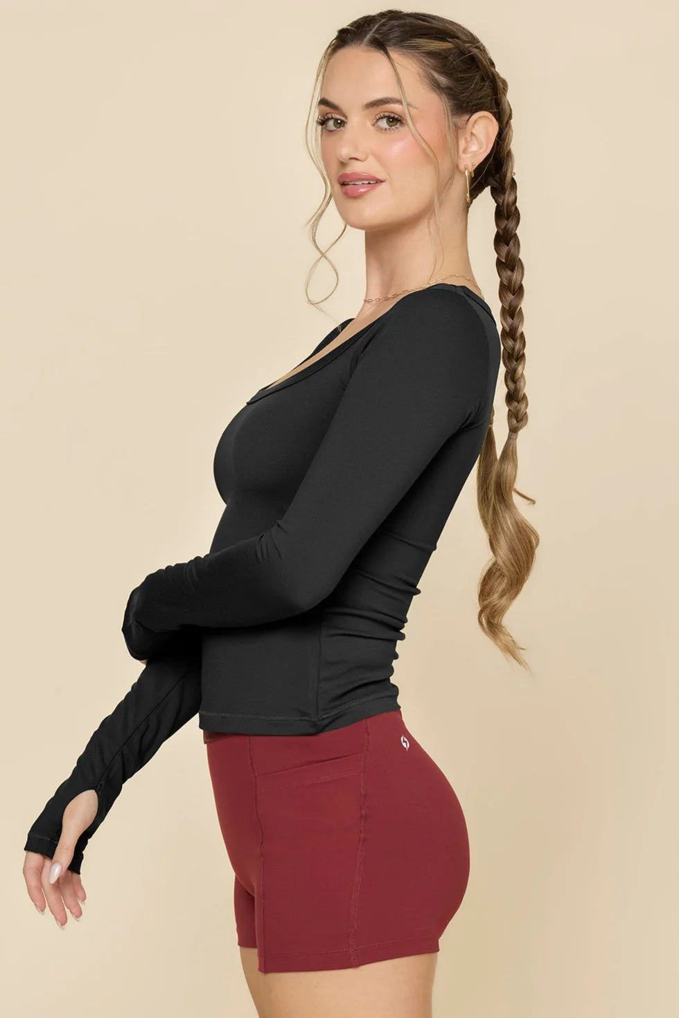 Reversible Long Sleeve Top