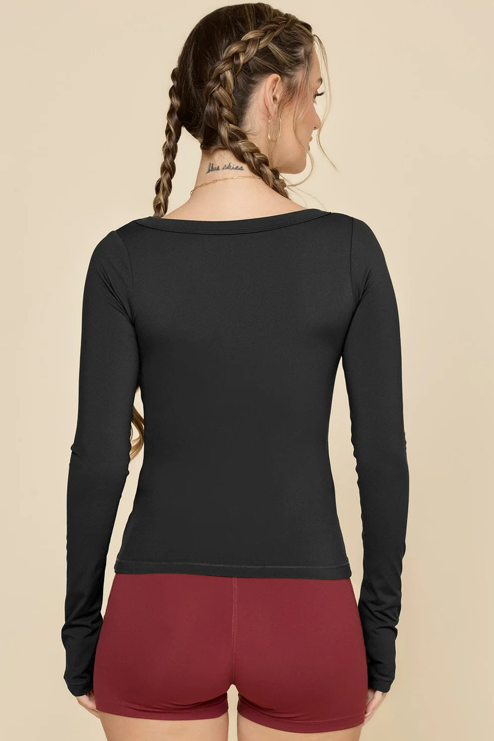 Reversible Long Sleeve Top