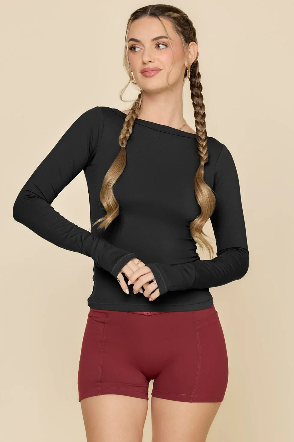 Reversible Long Sleeve Top