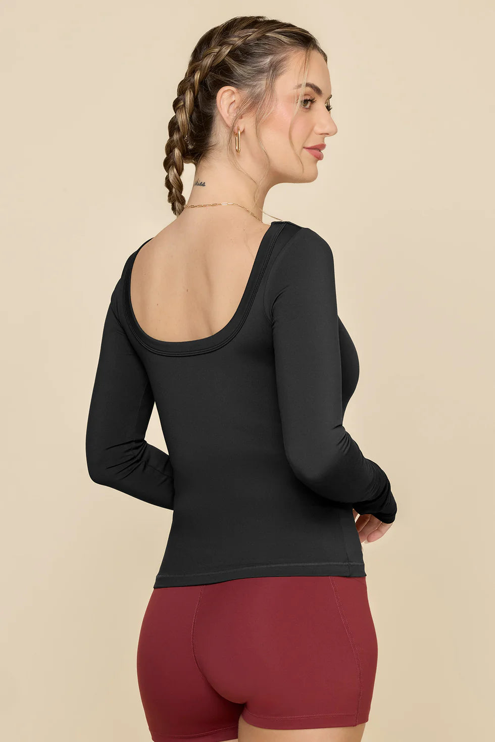 Reversible Long Sleeve Top