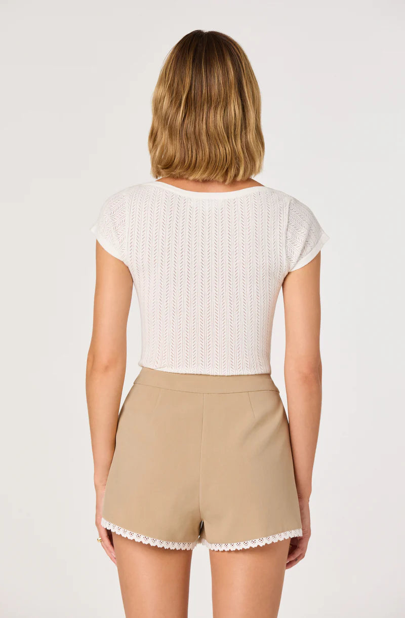 River Eyelet Tee
