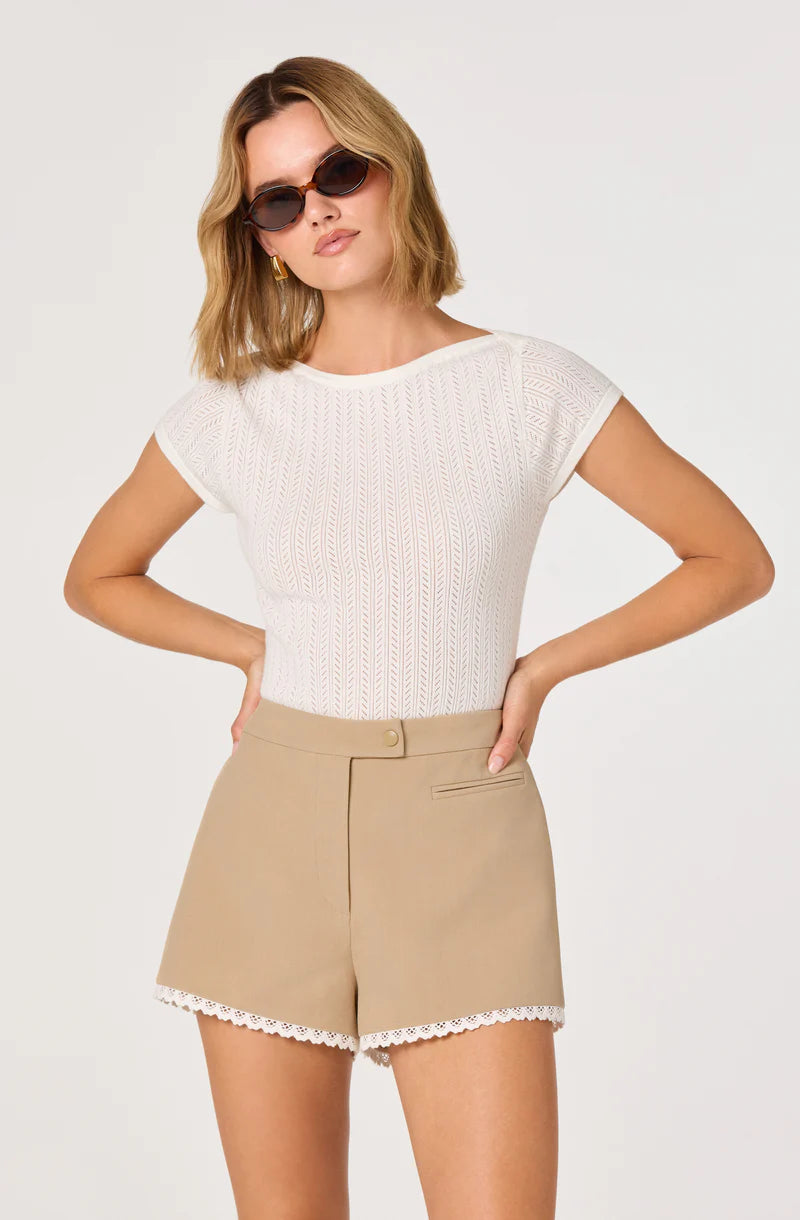 River Eyelet Tee