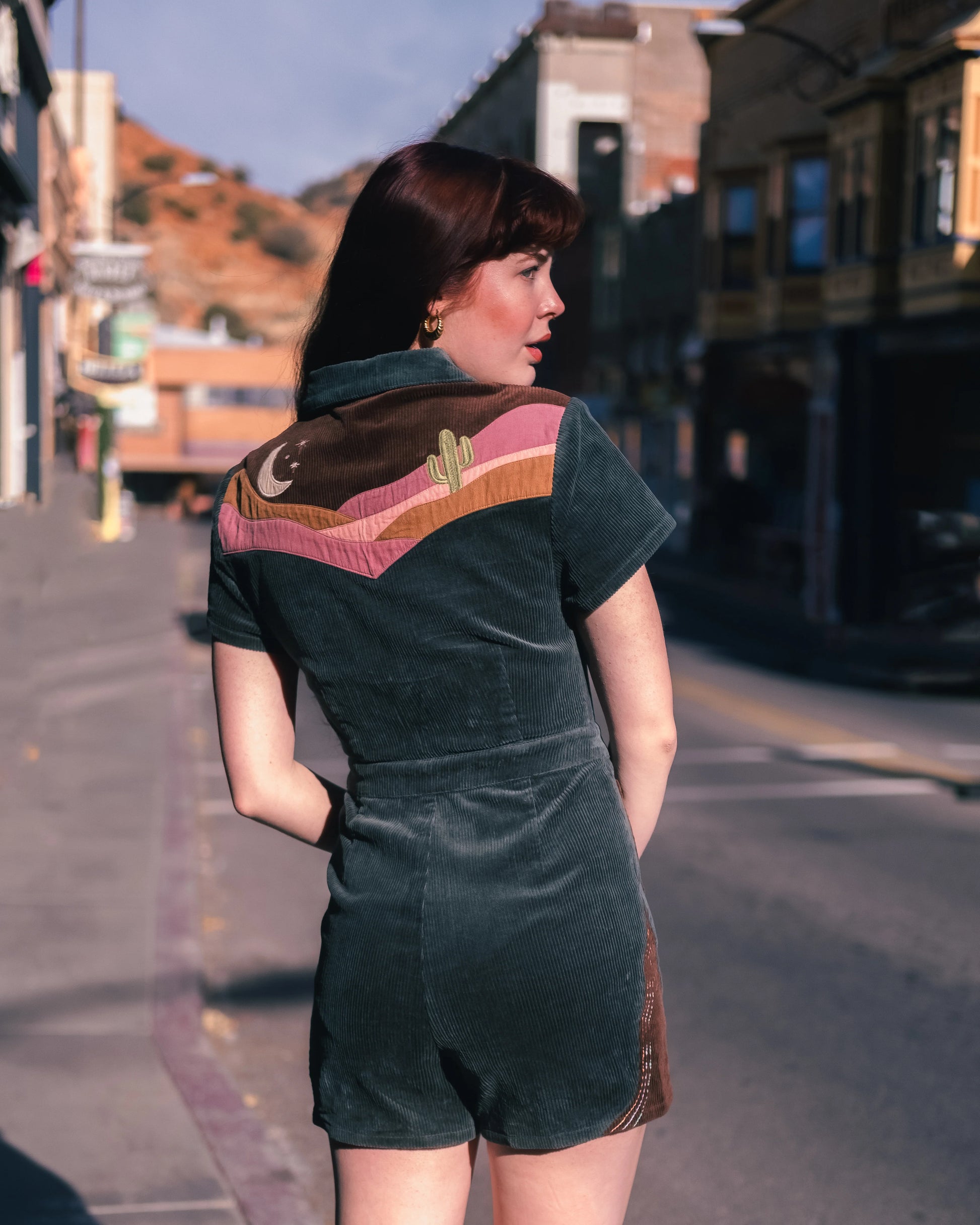 Moonlight Rodeo Corduroy Playsuit