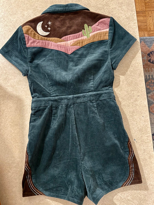 Moonlight Rodeo Corduroy Playsuit