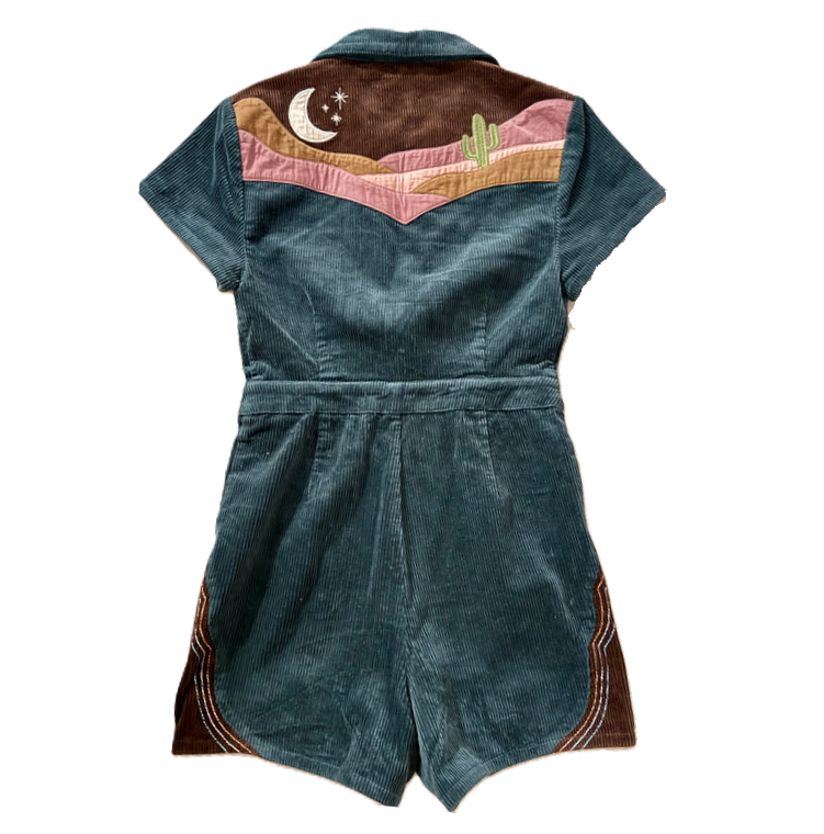 Moonlight Rodeo Corduroy Playsuit