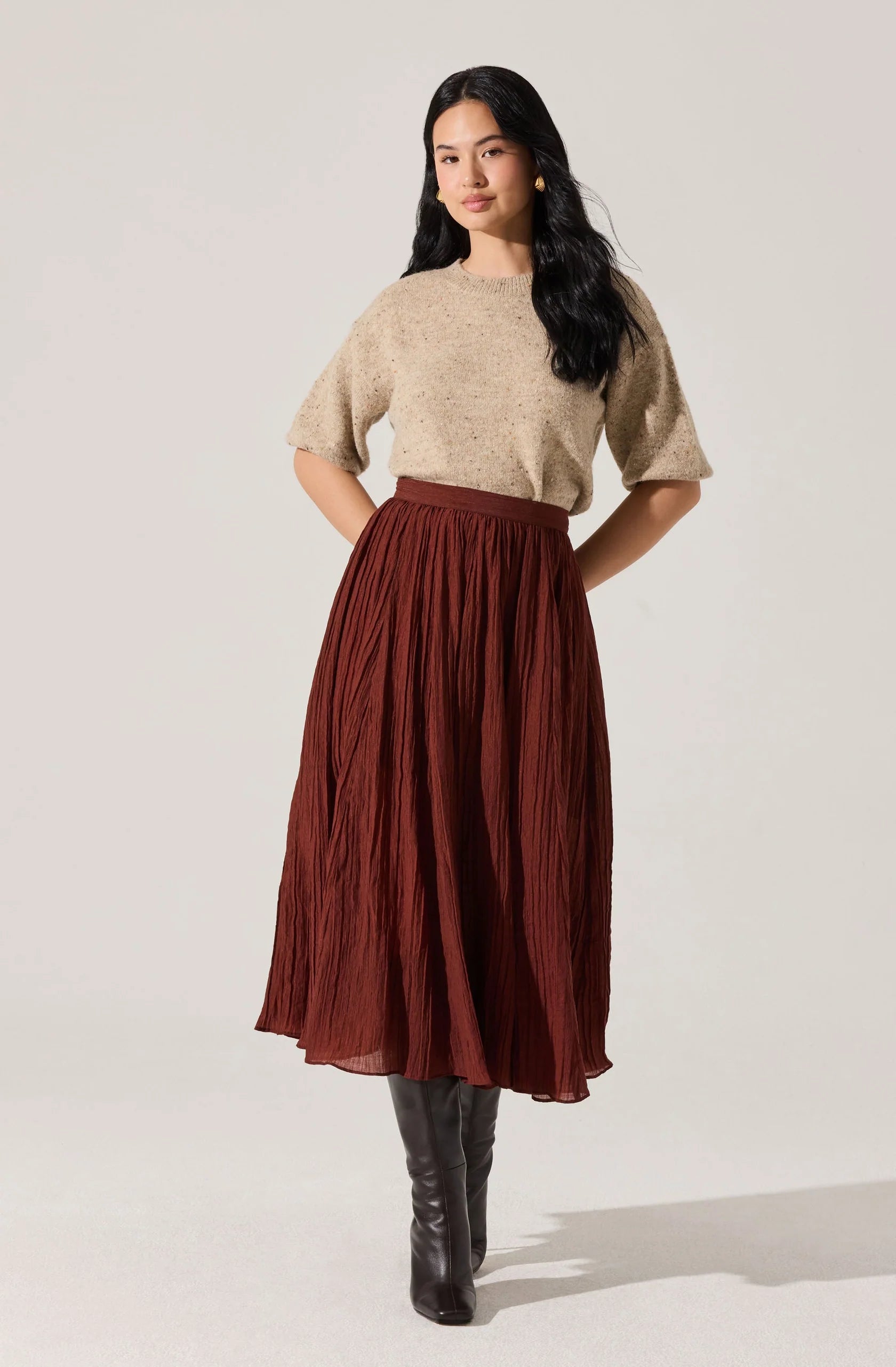 Salome Pleated Skirt