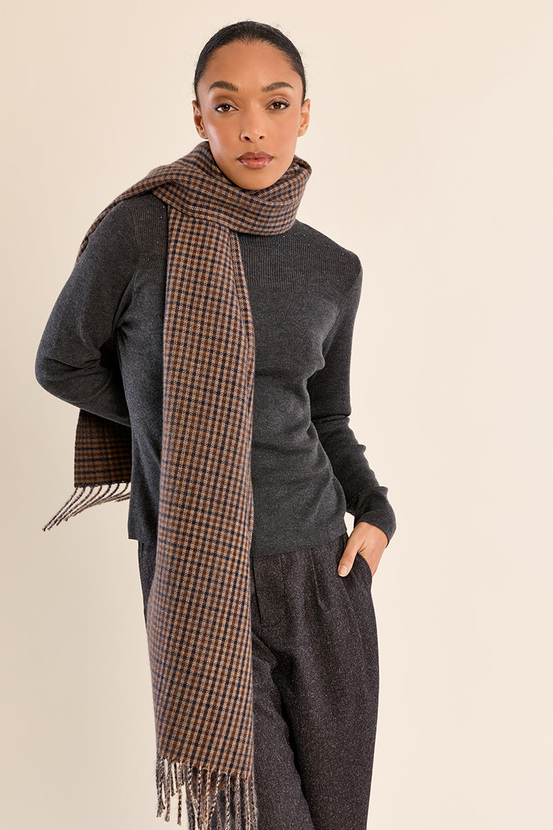 Puppytooth Check Scarf