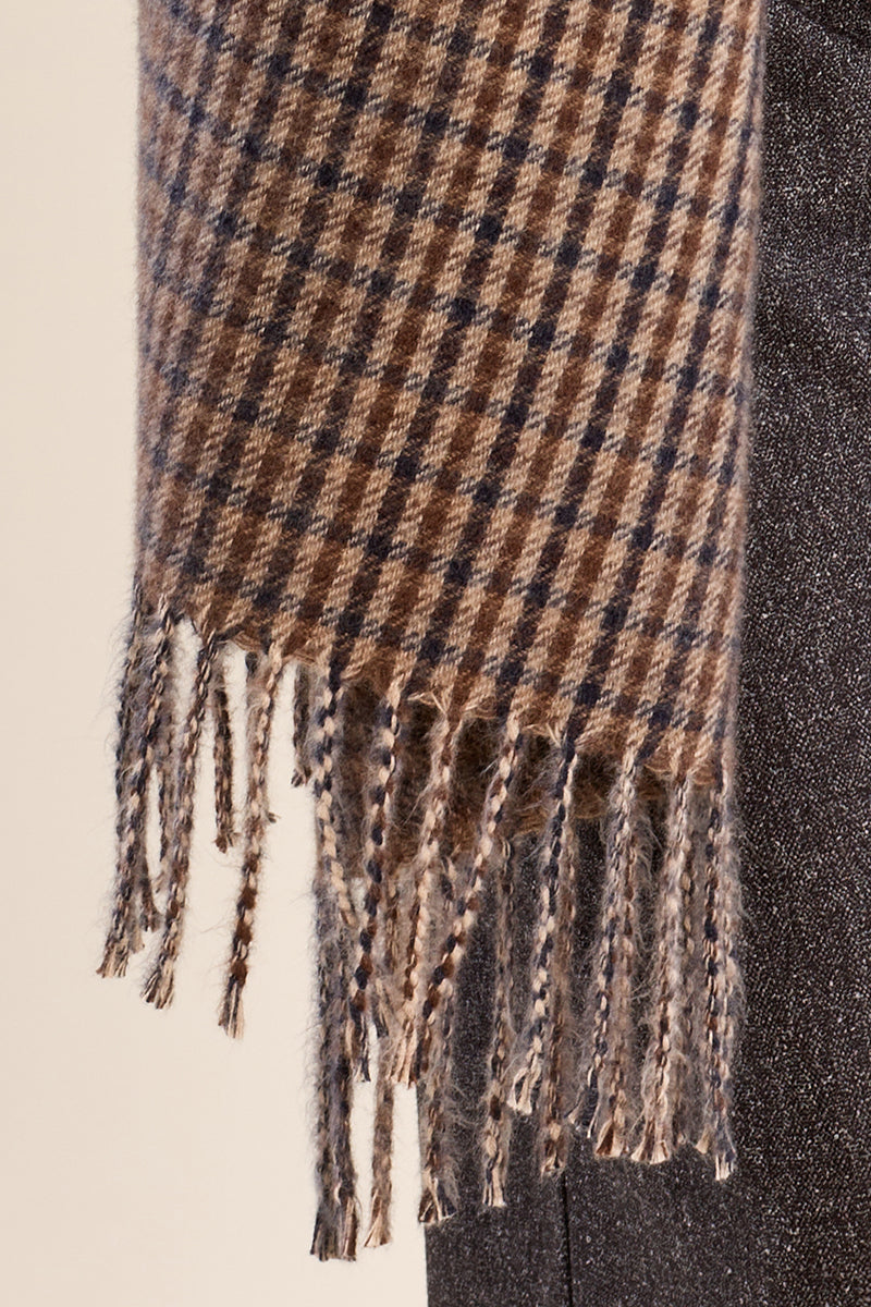 Puppytooth Check Scarf