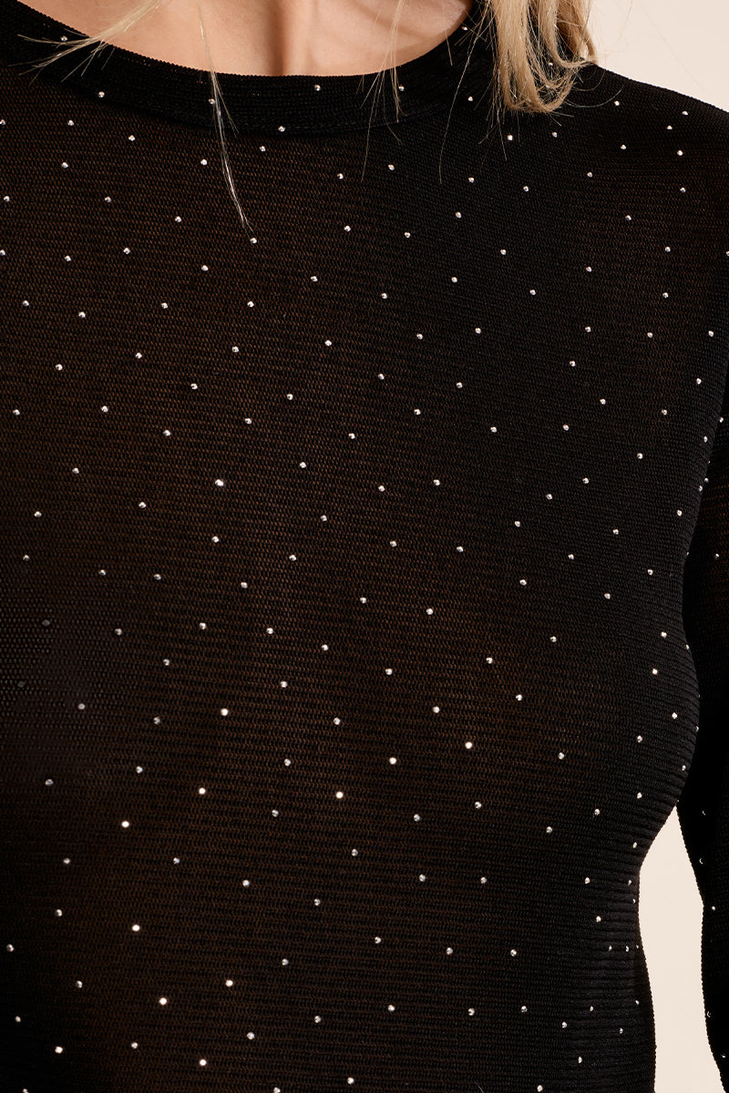 Beatrice Sequin Mesh Undershirt