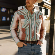 Load image into Gallery viewer, Serape Pearl Snap Shirt
