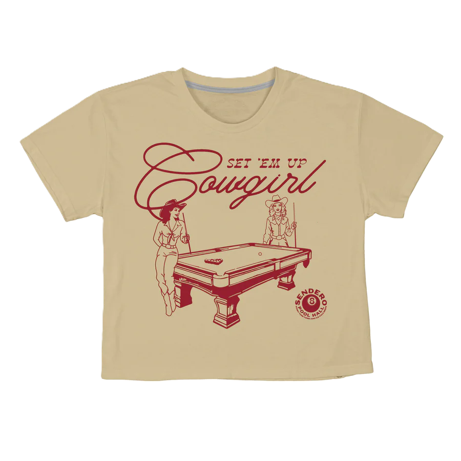 Set 'Em Up Crop Tee