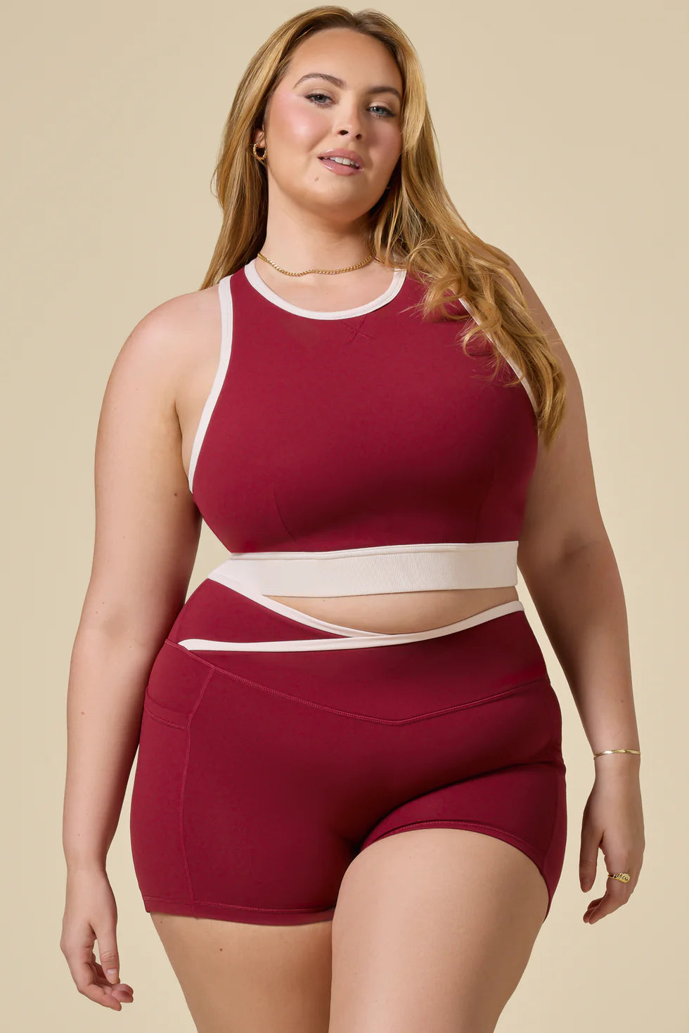 Crisscross Hourglass Booty Short