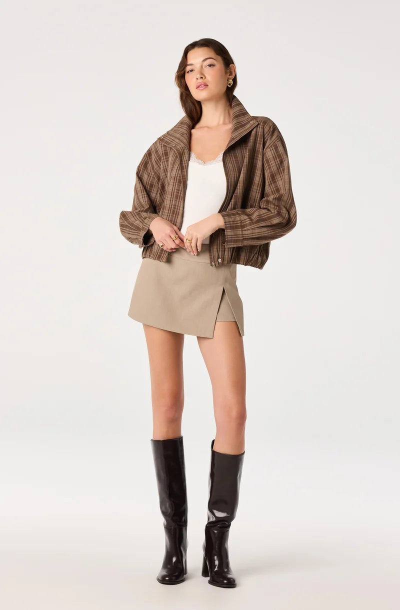 Tessa Slit-Front Mini Skort