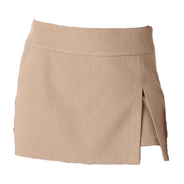 Tessa Slit-Front Mini Skort