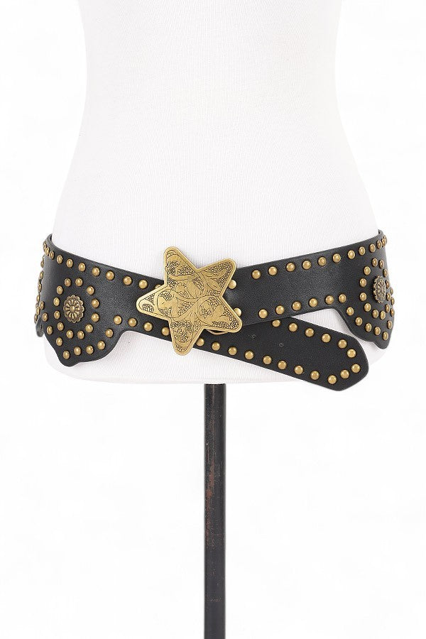 Star Buckle Belt