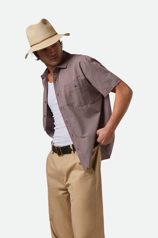 Wesley Straw Packable Hat