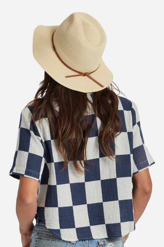Wesley Straw Packable Hat