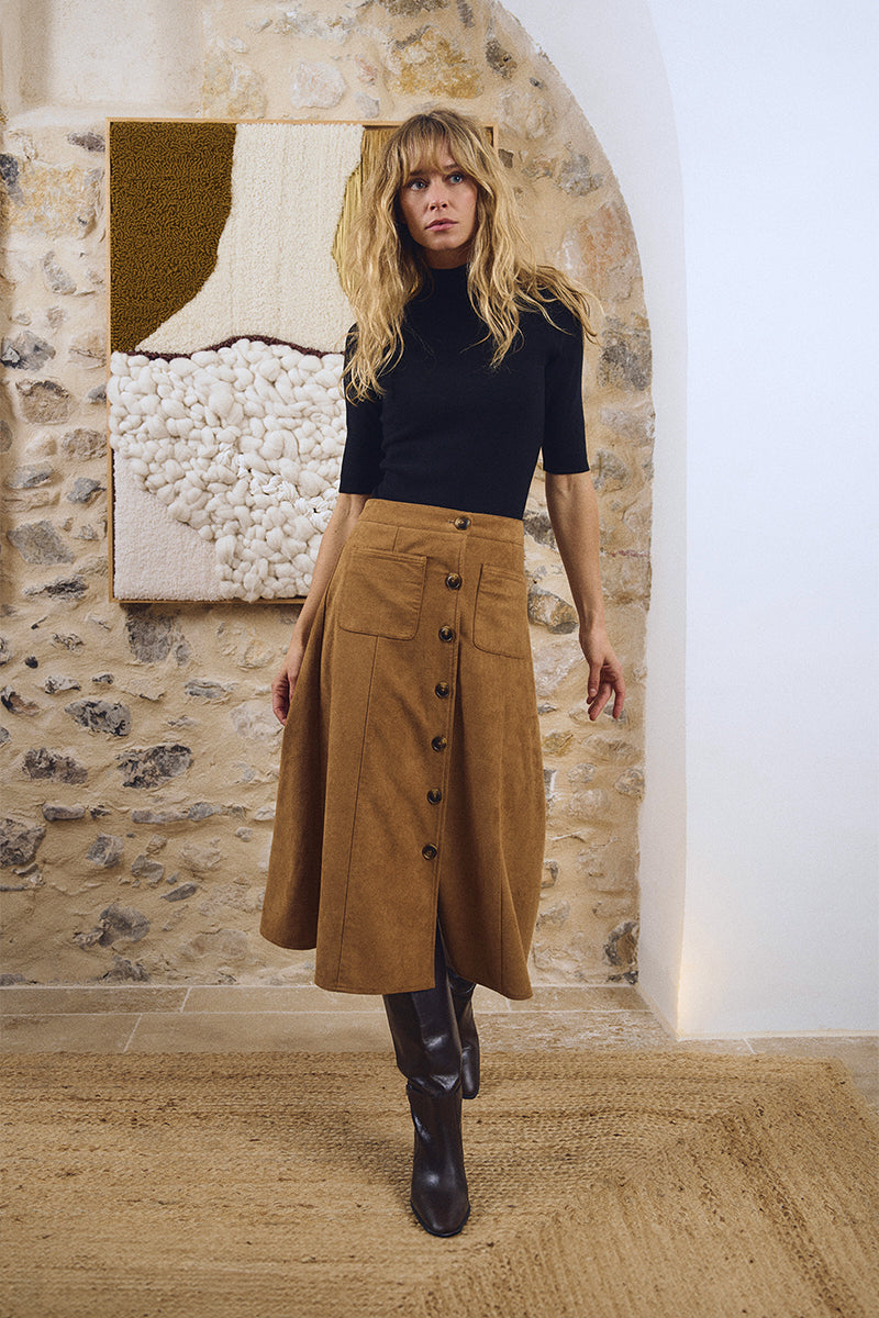 Preslee Faux Suede Skirt