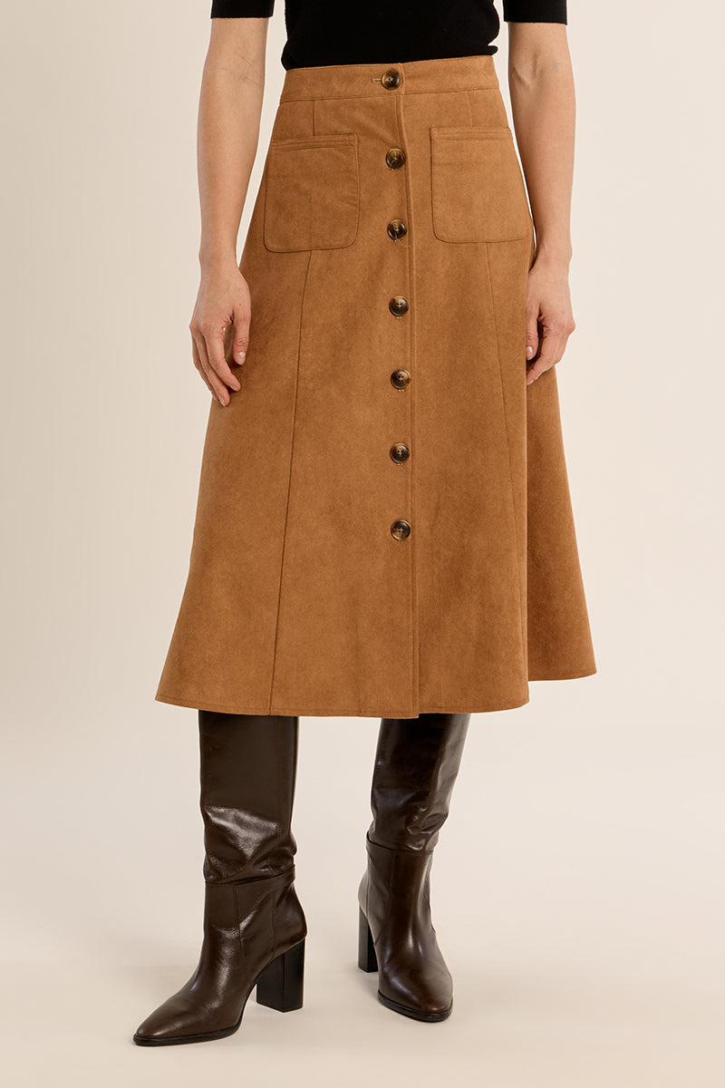 Preslee Faux Suede Skirt