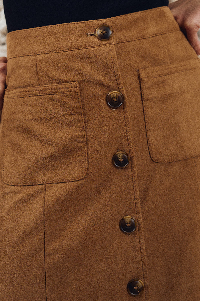 Preslee Faux Suede Skirt