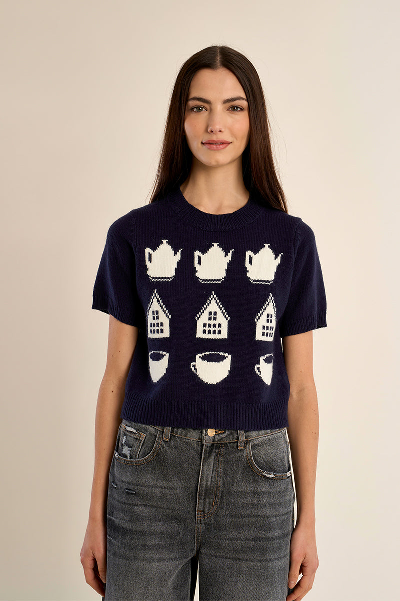 Jane Tea SS Sweater