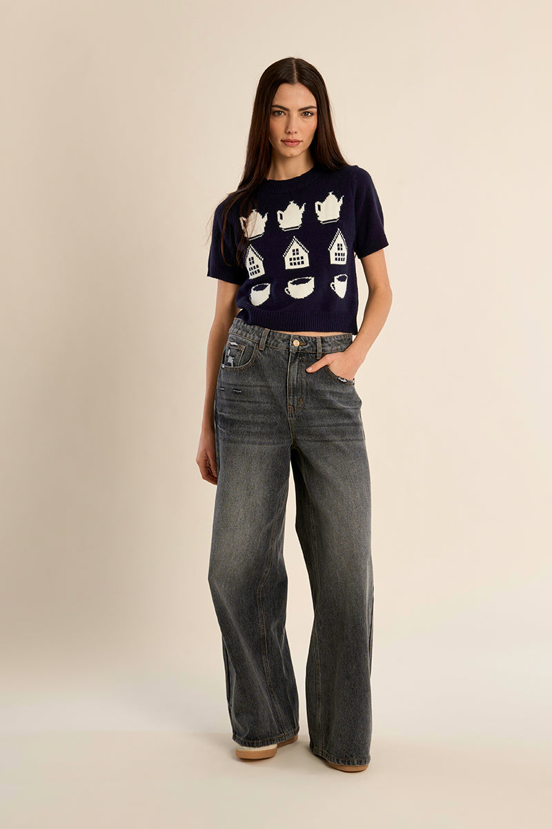 Jane Tea SS Sweater