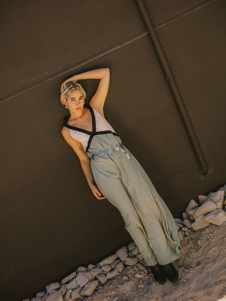 Sunset Tie Slip Dress