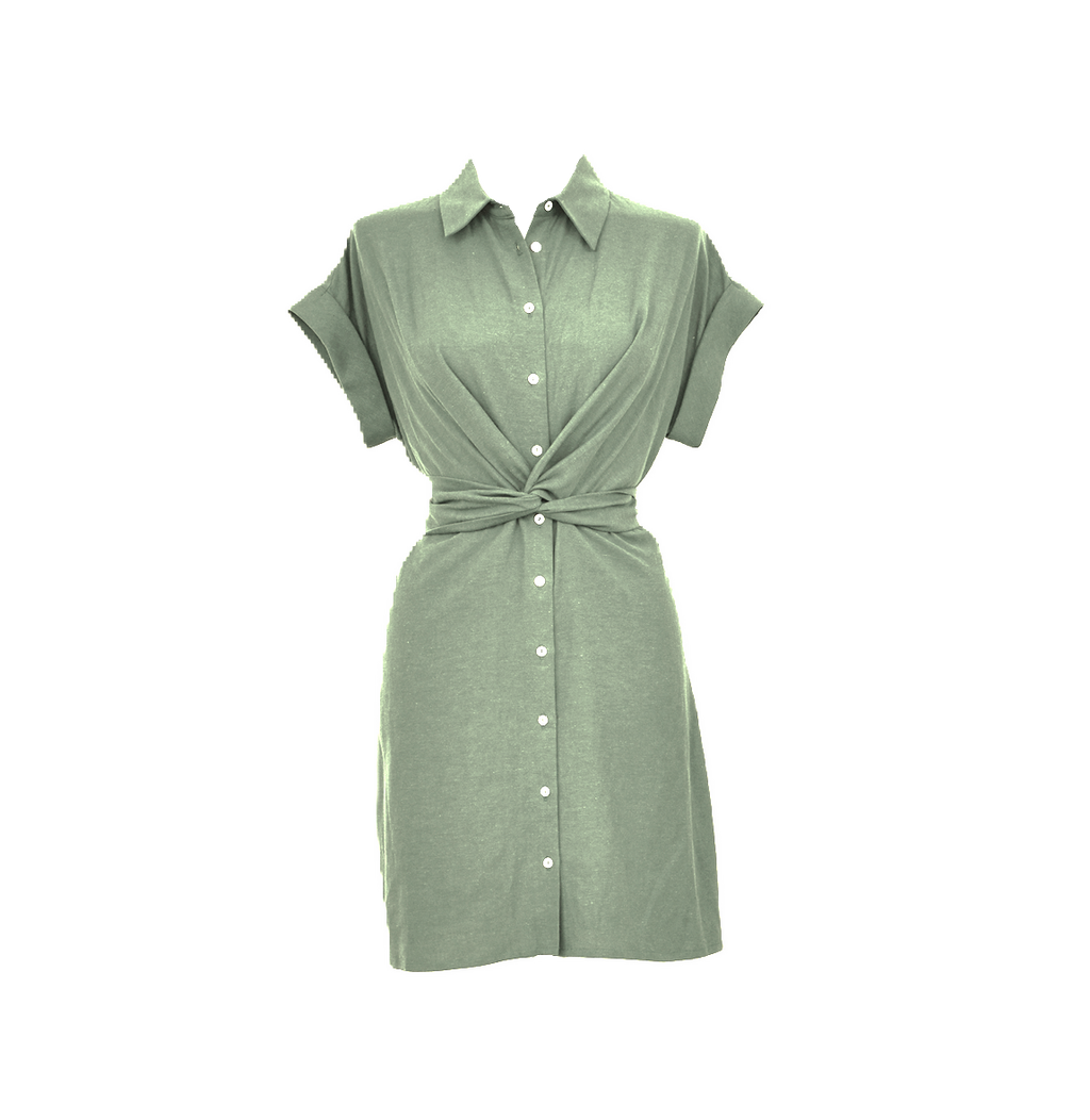 Tori Linen Blend Dress