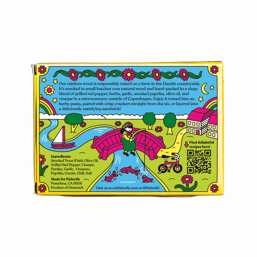 Smoked Rainbow Trout With Red Chimichurri